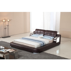 Modrest BL9062 Modern Leatherette Bed w/ LED Light