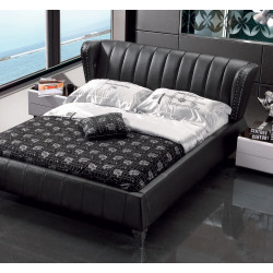 Modrest K6661 Modern Black Leatherette Bed