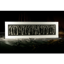 Modrest 1020D - Modern Forest Textured Wall Art