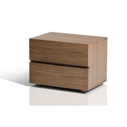 Modrest Logan Modern Walnut Nightstand