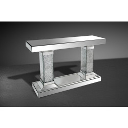 Modrest Triomphe Mirrored Console Table