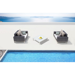 Renava Ferdinand Modern Small Outdoor Lounge Chair Set