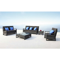 Renava Lavita - Sofa, Loveseat, Chair, End Table and Coffee Table Patio Set