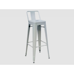 Dink - Modern White Metal Counter Stool (Set of 2)