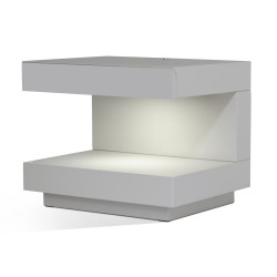 Modrest Esso Modern Grey Nightstand