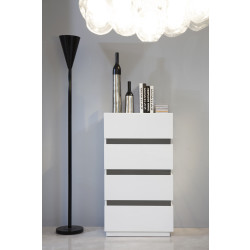 Modrest Polar Modern White Gloss Chest 