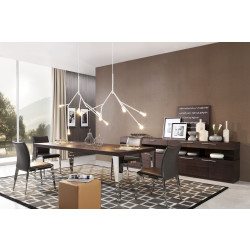 Modrest Daytona - Modern Brown Oak Dining Table