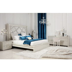 Temptation Juliet Modern Platform Bed With Headboard