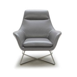 Divani Casa Rossmoor - Modern Leather Lounge Chair