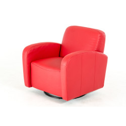 Divani Casa A-855 Modern Red Eco-Leather Lounge Chair