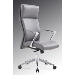 Modrest Iger Modern Grey High-Back Office Chair