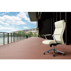 Modrest Iger Modern White High-Back Office Chair