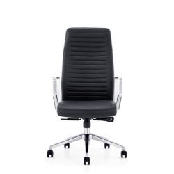 Modrest Barra Modern Black High-Back Office Chair