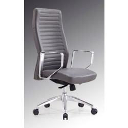Modrest Barra Modern Grey High-Back Office Chair