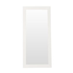 A&X Regal - Modern White Crocodile Floor Mirror