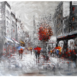 Modrest Raining In Paris Oil Painting