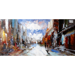 Modrest Abstract City Oil Painting