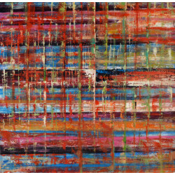 Modrest 39" x 39" Abstract Oil Painting