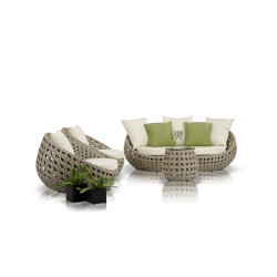 Renava Akoi - Modern 4-Piece Patio Sofa Set
