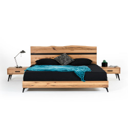 Nova Domus Alan Modern Drift Oak Bed