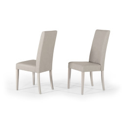 Nova Domus Alexa Italian Modern Grey Dining Chair (Set of 2)