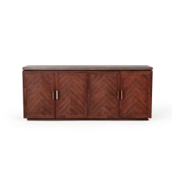 Modrest Amos Modern Concrete & Acacia Buffet