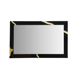 Modrest Aspen - Modern Black Large Mirror
