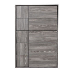 Nova Domus Asus - Italian Modern Elm Grey Chest
