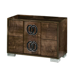 Modrest Athen - Modern Italian High Gloss Nightstand