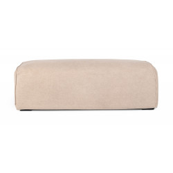 Divani Casa Avon - Modern Classic Sand Fabric Ottoman