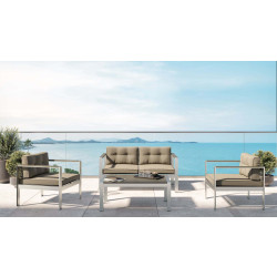 Renava Baja Outdoor Grey Sofa Set