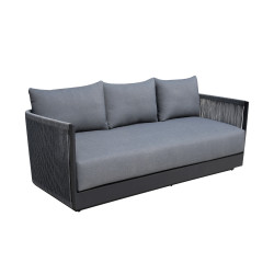 Renava Bali - Outdoor Black and Grey Sofa