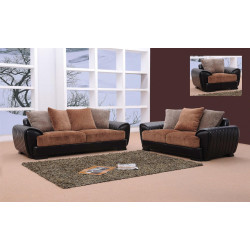 Berlin - Brown Sofa Set