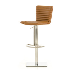 Modrest Dawn Modern Camel Leatherette Bar Stool