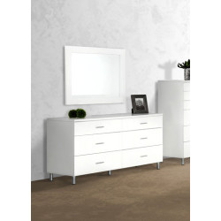 Modrest Bravo Modern White Mirror