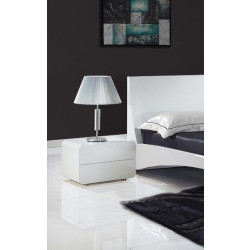 Modrest Bristol - Contemporary White Nightstand