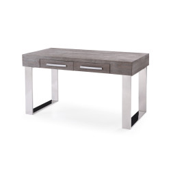 Modrest Lola Modern Grey Elm Desk
