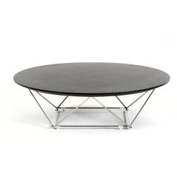 Modrest Spoke Modern Wenge Coffee Table