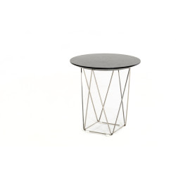 Modrest Spoke Modern Wenge End Table