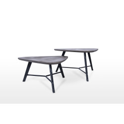 Modrest Fekner Modern Concrete Coffee Table Set
