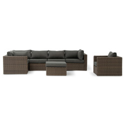 Renava Catalina Outdoor Grey Sectional Sofa Set