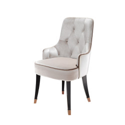A&X Larissa Modern Cream Dining Chair