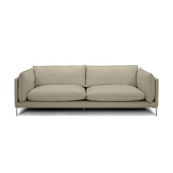 Divani Casa Harvest - Modern Taupe Full Leather Sofa