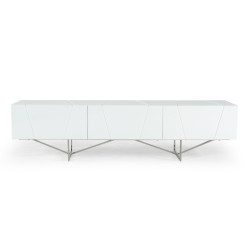 Modrest Chrysler Modern White TV Stand