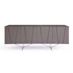 Modrest Chrysler - Modern Grey High Gloss Buffet
