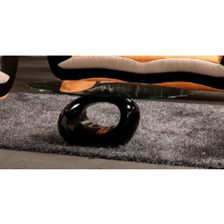 Black Modern Coffee table CJ-022