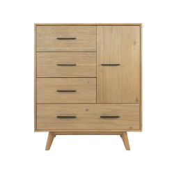 Modrest Claire - Contemporary Natural Light Mocha Acacia Chest