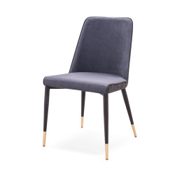 Modrest Clyburn - Modern Dark Grey Dining Chair (Set of 2)