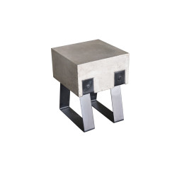 Modrest Cope Modern Concrete & Black Stool