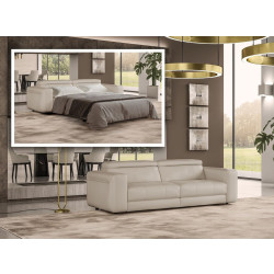 Coronelli Collezioni Icon - Modern Italian Leather Sofa Bed